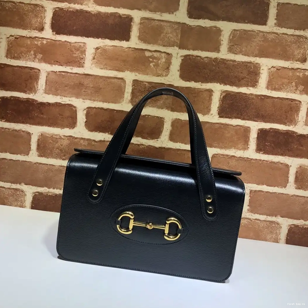 First bag ru Horsebit top handle GUCCI bag 1955 small 0613